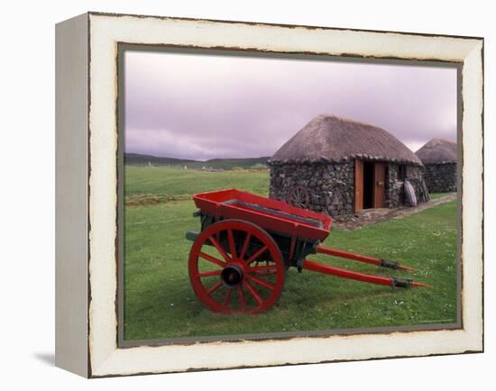 Rural Landscape and Wheelbarrow, Kilmuir, Isle of Skye, Scotland-Gavriel Jecan-Framed Premier Image Canvas