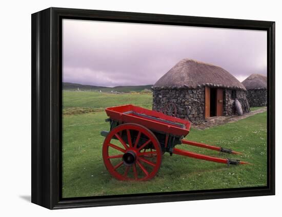 Rural Landscape and Wheelbarrow, Kilmuir, Isle of Skye, Scotland-Gavriel Jecan-Framed Premier Image Canvas