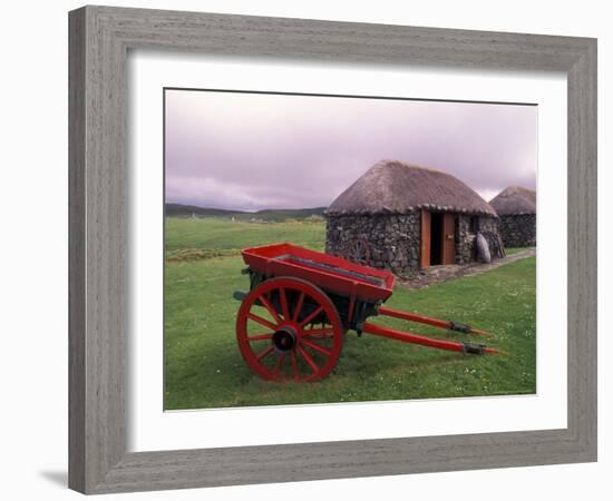 Rural Landscape and Wheelbarrow, Kilmuir, Isle of Skye, Scotland-Gavriel Jecan-Framed Photographic Print