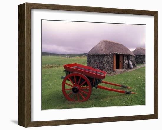 Rural Landscape and Wheelbarrow, Kilmuir, Isle of Skye, Scotland-Gavriel Jecan-Framed Photographic Print