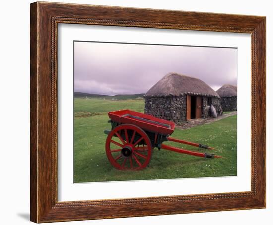 Rural Landscape and Wheelbarrow, Kilmuir, Isle of Skye, Scotland-Gavriel Jecan-Framed Photographic Print