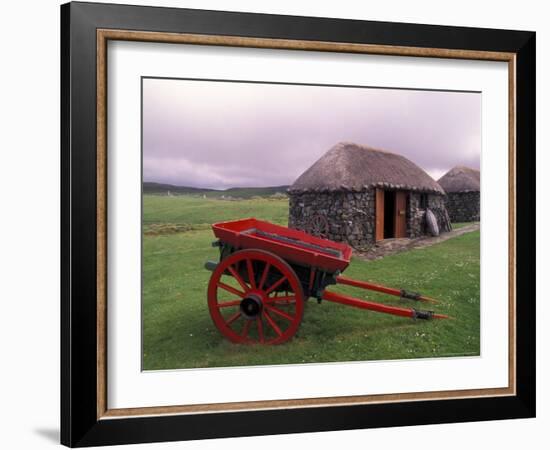 Rural Landscape and Wheelbarrow, Kilmuir, Isle of Skye, Scotland-Gavriel Jecan-Framed Photographic Print