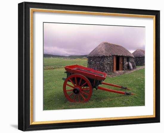 Rural Landscape and Wheelbarrow, Kilmuir, Isle of Skye, Scotland-Gavriel Jecan-Framed Photographic Print