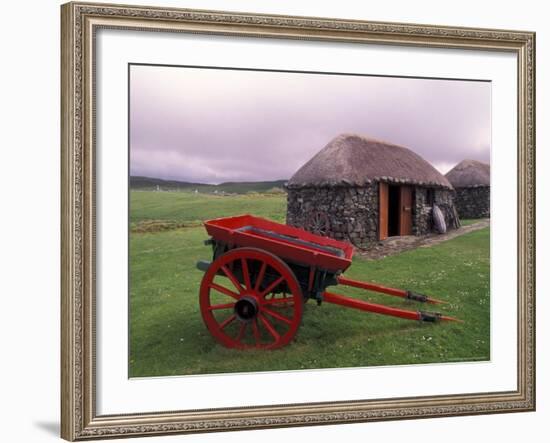 Rural Landscape and Wheelbarrow, Kilmuir, Isle of Skye, Scotland-Gavriel Jecan-Framed Photographic Print