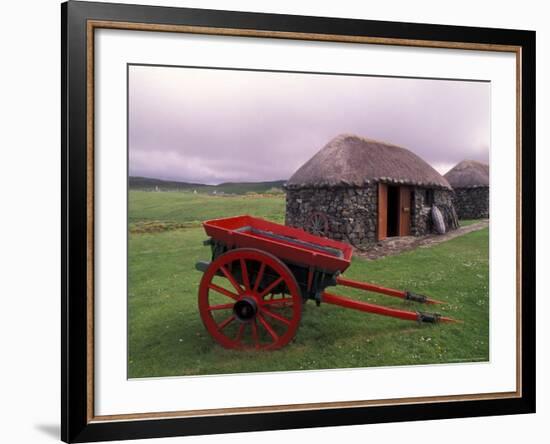 Rural Landscape and Wheelbarrow, Kilmuir, Isle of Skye, Scotland-Gavriel Jecan-Framed Photographic Print