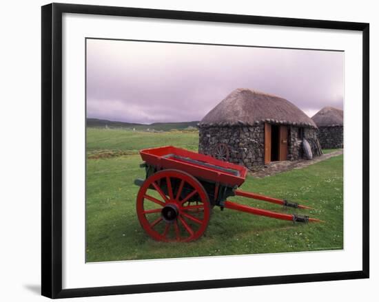 Rural Landscape and Wheelbarrow, Kilmuir, Isle of Skye, Scotland-Gavriel Jecan-Framed Photographic Print
