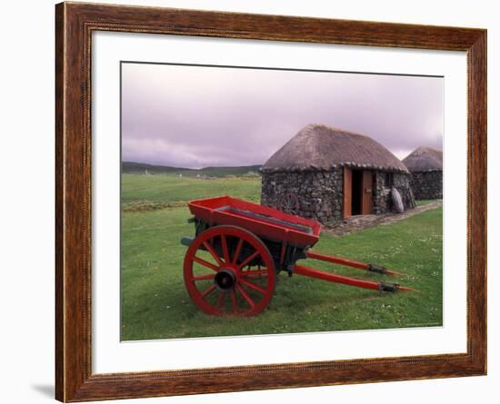 Rural Landscape and Wheelbarrow, Kilmuir, Isle of Skye, Scotland-Gavriel Jecan-Framed Photographic Print