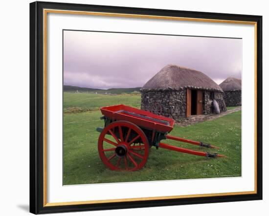 Rural Landscape and Wheelbarrow, Kilmuir, Isle of Skye, Scotland-Gavriel Jecan-Framed Photographic Print