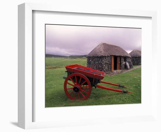 Rural Landscape and Wheelbarrow, Kilmuir, Isle of Skye, Scotland-Gavriel Jecan-Framed Photographic Print