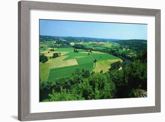 Rural Landscape, Domme, Dordogne, France-Robert Francis-Framed Photographic Print