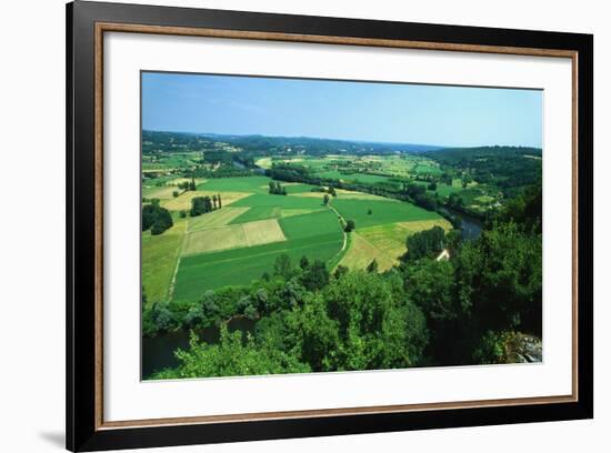 Rural Landscape, Domme, Dordogne, France-Robert Francis-Framed Photographic Print