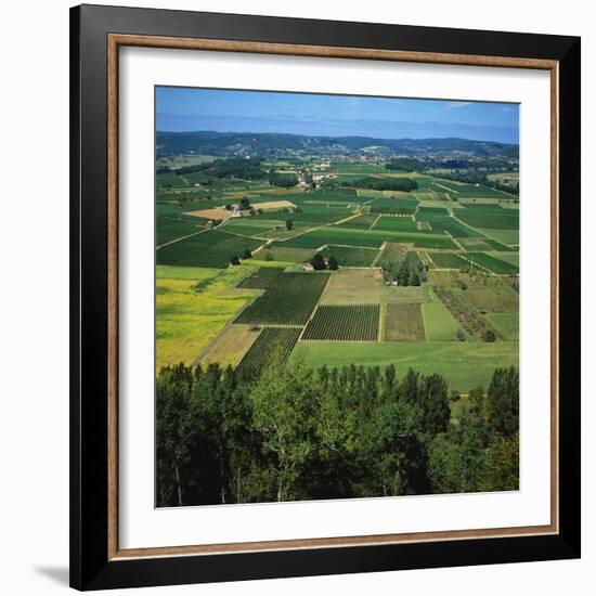 Rural Landscape, Dordogne, Aquitaine, France-Tony Gervis-Framed Photographic Print