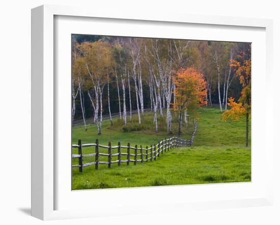 Rural Landscape, East Arlington, Vermont, USA-Joe Restuccia III-Framed Photographic Print