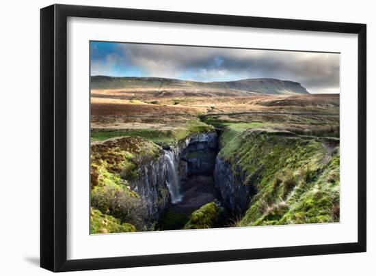 Rural Landscape in North Yorkshire, England-Mark Sunderland-Framed Photographic Print