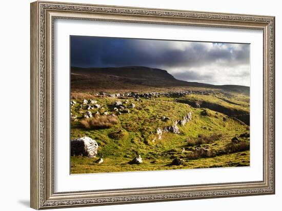 Rural Landscape in North Yorkshire, England-Mark Sunderland-Framed Photographic Print