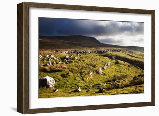 Rural Landscape in North Yorkshire, England-Mark Sunderland-Framed Photographic Print