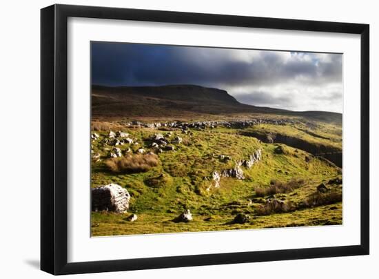 Rural Landscape in North Yorkshire, England-Mark Sunderland-Framed Photographic Print