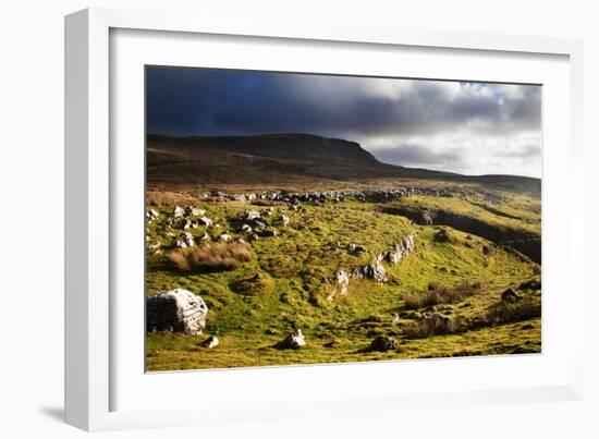 Rural Landscape in North Yorkshire, England-Mark Sunderland-Framed Photographic Print