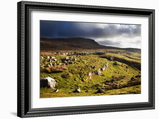 Rural Landscape in North Yorkshire, England-Mark Sunderland-Framed Photographic Print