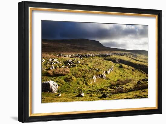 Rural Landscape in North Yorkshire, England-Mark Sunderland-Framed Photographic Print