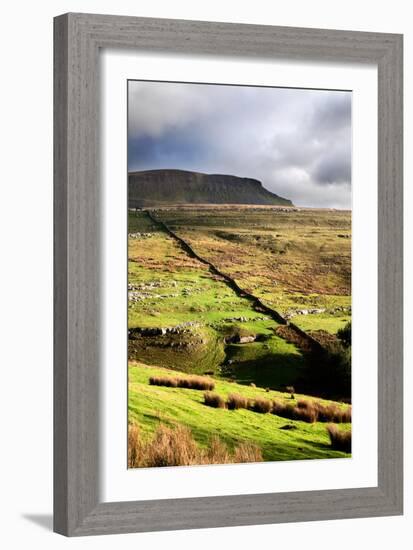 Rural Landscape in North Yorkshire, England-Mark Sunderland-Framed Photographic Print