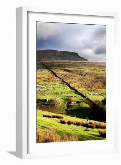 Rural Landscape in North Yorkshire, England-Mark Sunderland-Framed Photographic Print