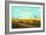 Rural Landscape. Vector Illustration.-Doremi-Framed Art Print