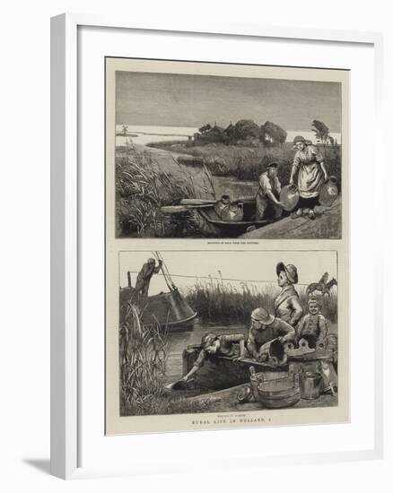 Rural Life in Holland, I-null-Framed Giclee Print