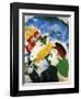 Rural Life-Marc Chagall-Framed Art Print
