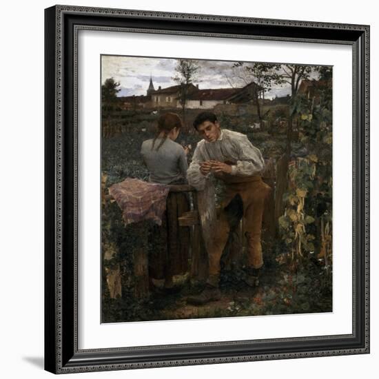 Rural Love, 1882-Jules Bastien-Lepage-Framed Giclee Print