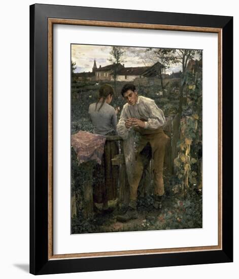 Rural Love-Jules Bastien-Lepage-Framed Art Print