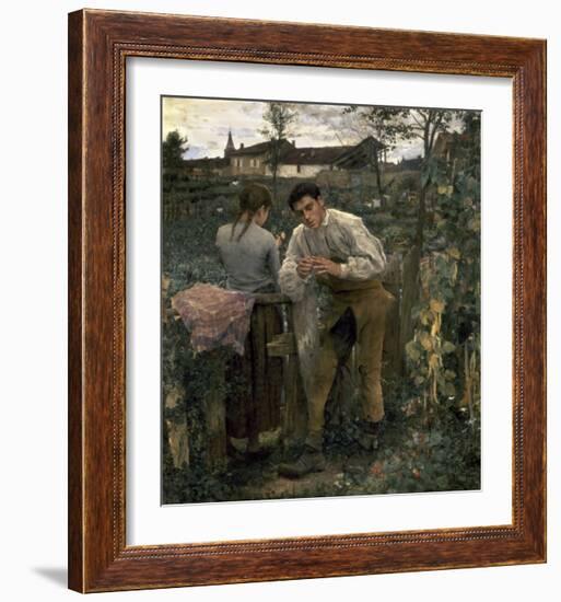 Rural Love-Jules Bastien-Lepage-Framed Art Print