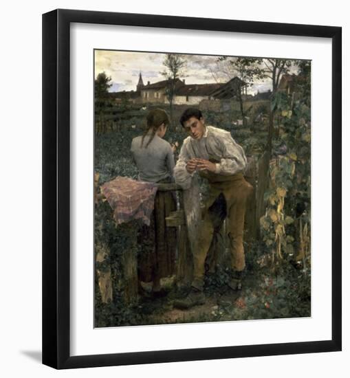 Rural Love-Jules Bastien-Lepage-Framed Art Print