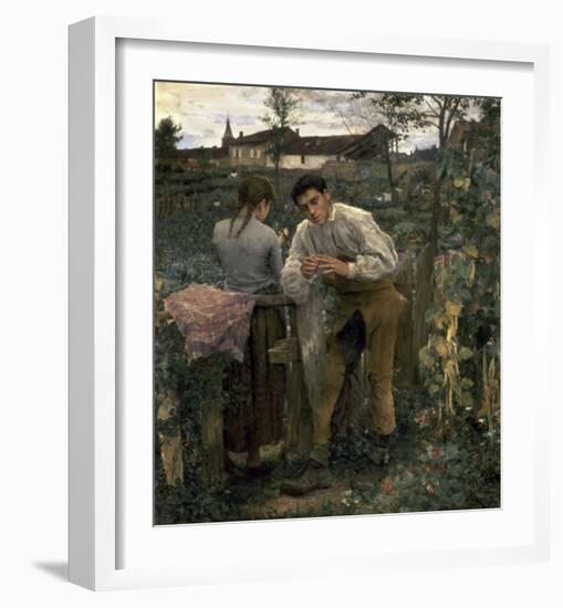 Rural Love-Jules Bastien-Lepage-Framed Art Print