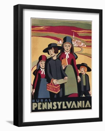 Rural Pennsylvania-null-Framed Giclee Print