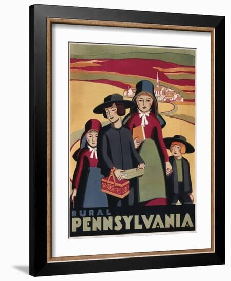 Rural Pennsylvania-null-Framed Giclee Print