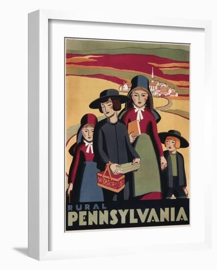 Rural Pennsylvania-null-Framed Giclee Print