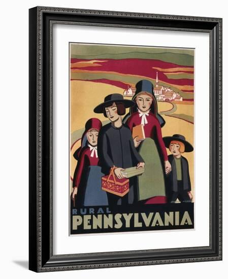 Rural Pennsylvania-null-Framed Giclee Print