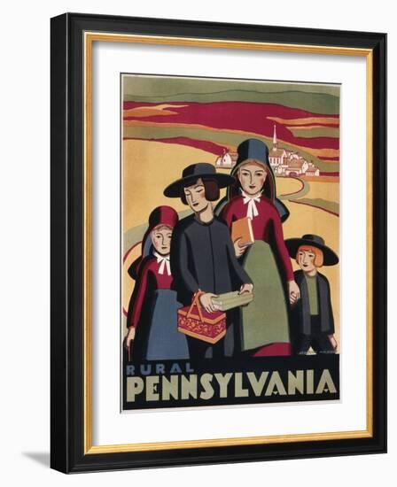 Rural Pennsylvania-null-Framed Giclee Print