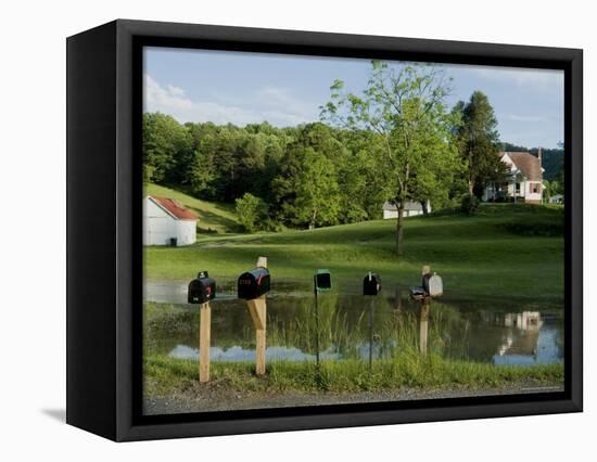 Rural Postboxes, West Virginia, USA-Ethel Davies-Framed Premier Image Canvas