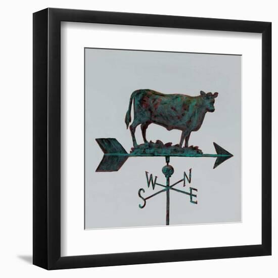 Rural Relic Cow-Arnie Fisk-Framed Art Print