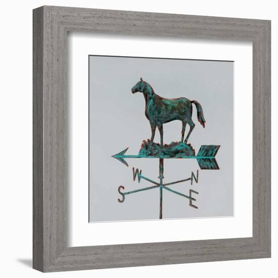 Rural Relic Horse-Arnie Fisk-Framed Art Print