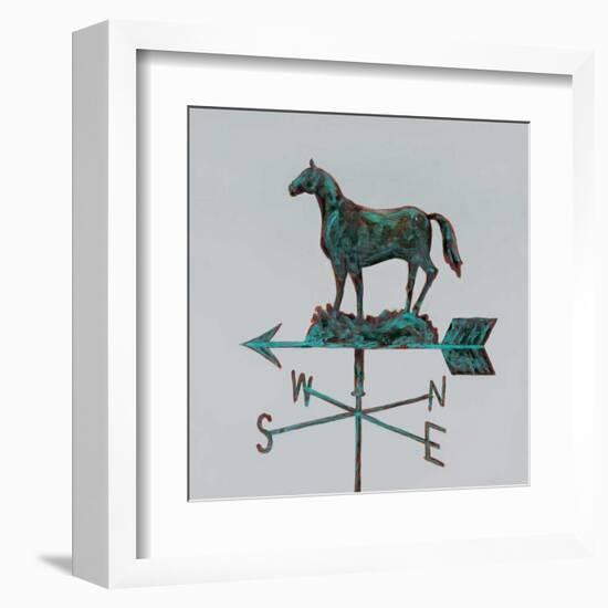 Rural Relic Horse-Arnie Fisk-Framed Art Print