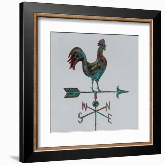 Rural Relic Rooster-Arnie Fisk-Framed Art Print