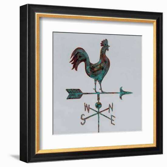 Rural Relic Rooster-Arnie Fisk-Framed Art Print