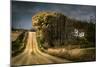 Rural Road Disappearing into Distance in USA-Jody Miller-Mounted Photographic Print