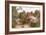 Rural Surrey Cottage-Myles Birket Foster-Framed Art Print