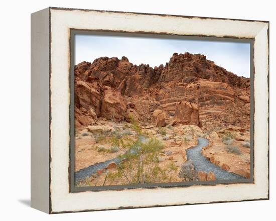 Rural Trail Through Desert-Beathan-Framed Premier Image Canvas