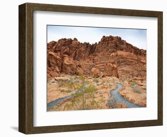 Rural Trail Through Desert-Beathan-Framed Photographic Print