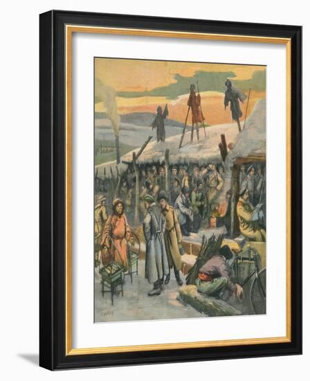 Rus-Jap War, Trenches-null-Framed Art Print